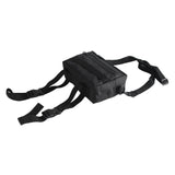 Motorcycle Utility Small Mini T-Bar Handlebar Bag For Harley FXR Dyna Softail Sportster Low Rider S Street Bob Tool Pouch Storage Bag (Black 8") - pazoma