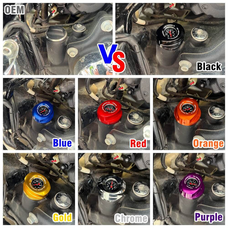 Oil Dipstick With Temperature Gauge For Harley Davidson Touring Street Glide Road Glide ST CVO FLTRX FLTRXSE FLTRXSTSE FLHXSE 2023-2025 - pazoma