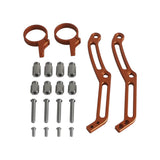 Rear Shock Remote Reservoir Mounts Brackets for Ohlins HD 044 & Legends Revo Shocks for Harley Touring Bagger 2014-2025