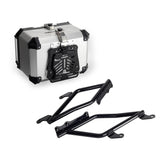 Aluminum Top Cases Rear Luggage Tail Box for Harley Softail Low Rider S ST FXLR FXLRS FXLRST 2018-2025 WQuick-release Mounting Plate Bracket - pazoma