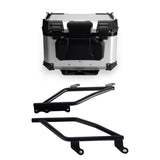 Aluminum Top Cases Rear Luggage Tail Box for Harley Softail Low Rider S ST FXLR FXLRS FXLRST 2018-2025 WQuick-release Mounting Plate Bracket - pazoma