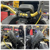 Pazoma 100% Waterproof Motorcycle Handlebar Bag Tactical Riser Bag for Harley Softail Dyna Sportster - pazoma