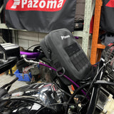 Pazoma 100% Waterproof Motorcycle Handlebar Bag Tactical Riser Bag for Harley Softail Dyna Sportster - pazoma