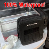 Pazoma 100% Waterproof Motorcycle Handlebar Bag Tactical Riser Bag for Harley Softail Dyna Sportster - pazoma