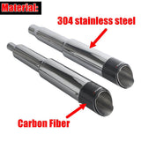 Performance Bagger 4.5" Carbon Slash Cut Slip-On Mufflers Exhaust For Harley Touring 2017-2026 M8 FL