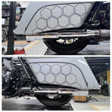 Performance Bagger 4.5" Carbon Slash Cut Slip-On Mufflers Exhaust For Harley Touring 2017-2026 M8 FL