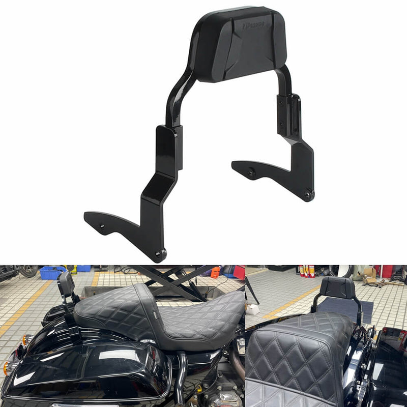Performance Bagger Backrests Low profile Fixed Sissy Bar For Harley Touring Road King Road Glide Electra Street Glide ST CVO FLHR FLHT 14- - pazoma