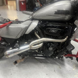 Performance Bagger Big Sexy 2-in-1 Full Exhaust System Stainless Steel Muffler For Harley Touring Street Road Glide Road King FLHX FLTR 2017-