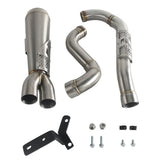 Performance Bagger Big Sexy 2-in-1 Full Exhaust System Stainless Steel Muffler For Harley Touring Street Road Glide Road King FLHX FLTR 2017-