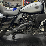 Performance Bagger Big Sexy 2-in-1 Full Exhaust System Stainless Steel Muffler For Harley Touring Street Road Glide Road King FLHX FLTR 2017- - pazoma