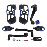 Performance Bagger CNC Aluminum MX Floorboards Shift Brake Levers Kit for Harley Touring Street Road Glide FLHX FLTR 2014-2026 - pazoma