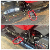 Performance Bagger CNC Aluminum MX Floorboards Shift Brake Levers Kit for Harley Touring Street Road Glide FLHX FLTR 2014-2026 - pazoma