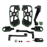 Performance Bagger CNC Aluminum MX Floorboards Shift Brake Levers Kit for Harley Touring Street Road Glide FLHX FLTR 2014-2026 - pazoma