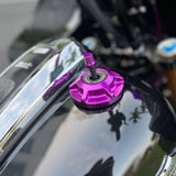 Performance Bagger CNC Club Style MX Style Fuel Tank Gas Cap for Harley Touring Street Road Glide Softail Low Rider S ST Dyna Sportster