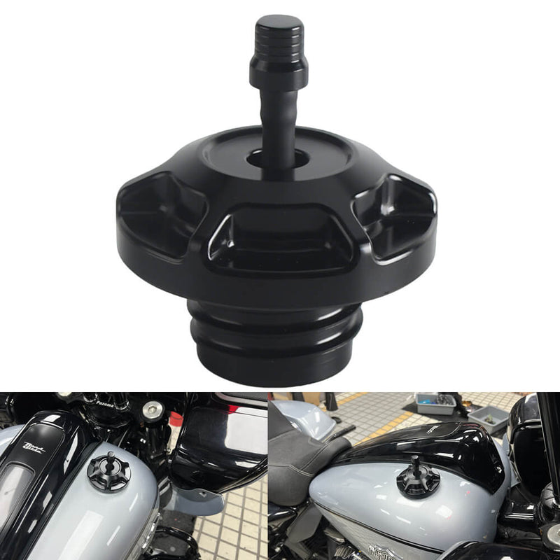 Performance Bagger Club Style MX Style CNC Fuel Tank Gas Cap for Harley Touring Softail Dyna Sportster Road Glide Street Glide Low Rider S ST - pazoma