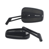 Club Style CNC Carbon Fiber Spiegel Rückspiegel Seite Spiegel Für Harley Street Road Glide Dyna Low Rider Super Glide Sportster XL T-Bars
