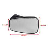 Club Style CNC Carbon Fiber Spiegel Rückspiegel Seite Spiegel Für Harley Street Road Glide Dyna Low Rider Super Glide Sportster XL T-Bars