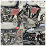 Performance Heavy Breather Extreme Air Cleaner for Harley Touring Softail M8 Road Glide Street Glide Low Rider S 17-25 High-Flow Intake - pazoma