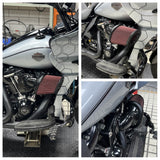 Performance Heavy Breather Extreme Air Cleaner for Harley Touring Softail M8 Road Glide Street Glide Low Rider S 17-25 High-Flow Intake - pazoma