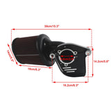 Performance Heavy Breather Extreme Air Cleaner for Harley Touring Softail M8 Road Glide Street Glide Low Rider S 17-25 High-Flow Intake - pazoma