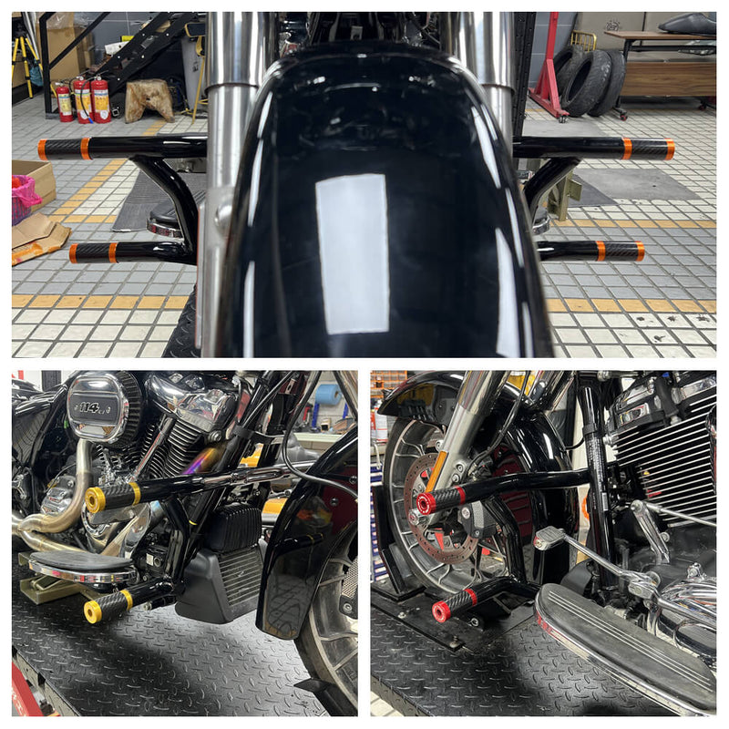 2023.5-2025 Harley Road Glide Street Glide ST CVO FLHXSE FLTRXSE Performance Highway Peg Crash Bar Cage Engine Guard - pazoma