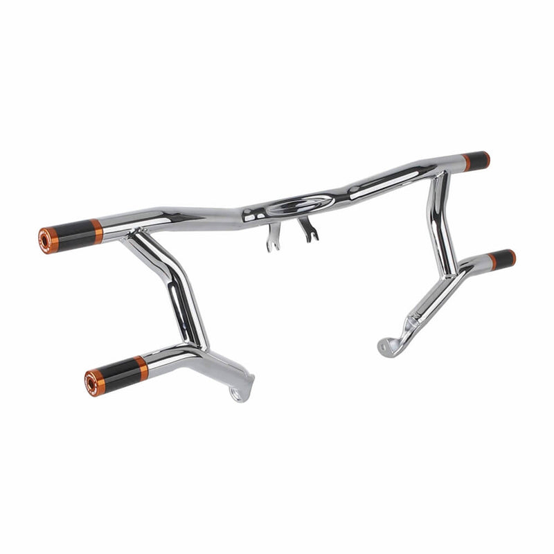 Performance Highway Peg High 2 Step Crash Bar Cage Engine Guard For Harley Road Glide Street Glide ST Road King CVO FLHX FLHR 14-26 - pazoma