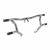 Performance Highway Peg High 2 Step Crash Bar Cage Engine Guard For Harley Road Glide Street Glide ST Road King CVO FLHX FLHR 14-26