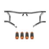 Performance Highway Peg High 2 Step Crash Bar Cage Engine Guard For Harley Road Glide Street Glide ST Road King CVO FLHX FLHR 14-26 - pazoma
