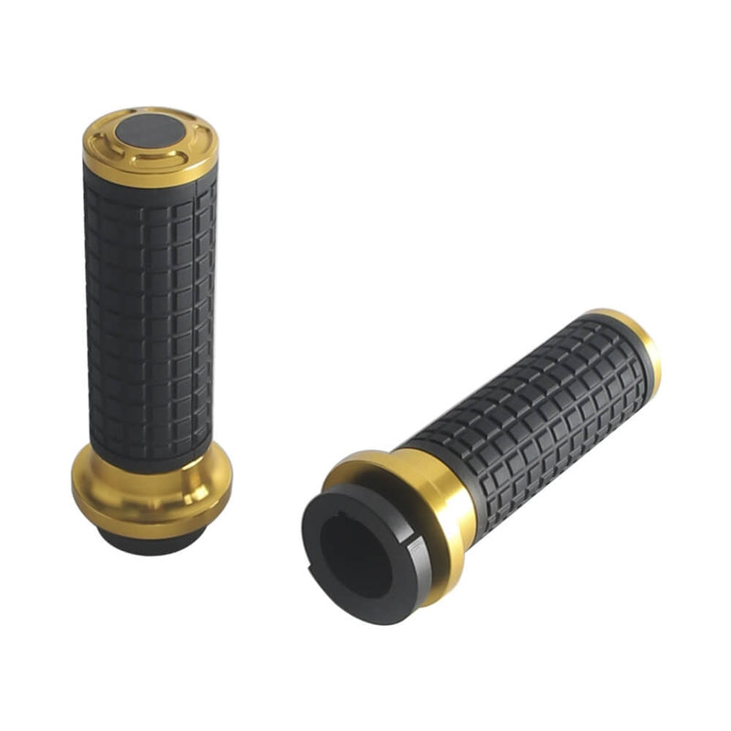 Performance Style TBW Rubber CNC Hand Grips For Harley Touring Softail Dyna Models FLHX FLTRX FXLRST FXDLS 2008-2024
