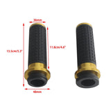 Performance Style TBW Rubber CNC Hand Grips For Harley Touring Softail Dyna Models FLHX FLTRX FXLRST FXDLS 2008-2024