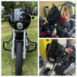 Quarter Fairing Bracket Fit For Harley Softail Standard FXST Street Bob FXBB FXBBS Low Rider FXLR 2018-2026 - pazoma