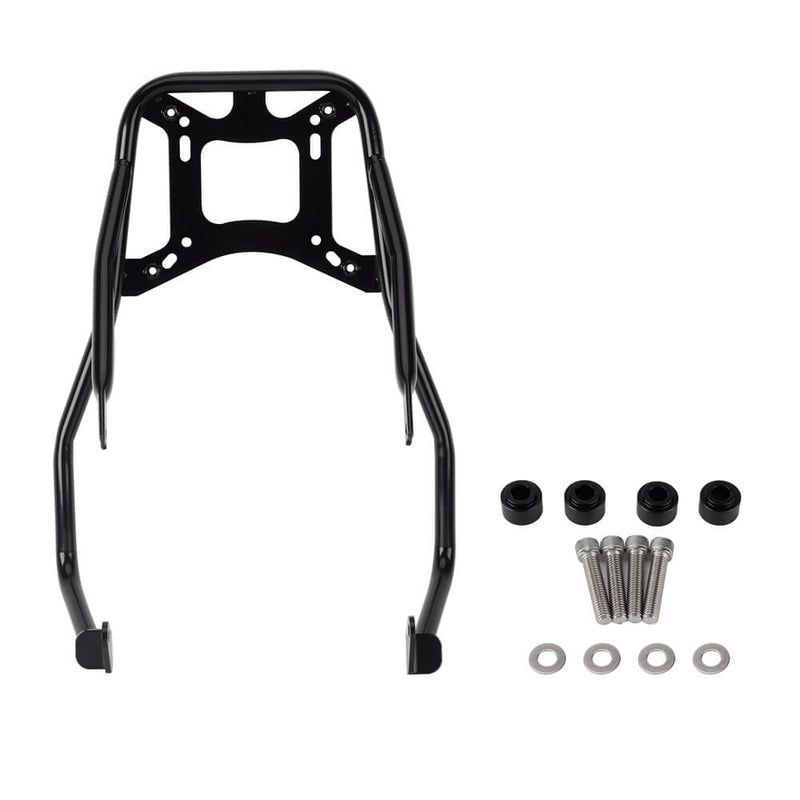 Rear Luggage Rack Carrier Top Case Mount Bracket Passenger Grab Handle Bars For Harley M8 Softail Street Bob Standard FXBB FXBBS FXST 2018-2025 - pazoma