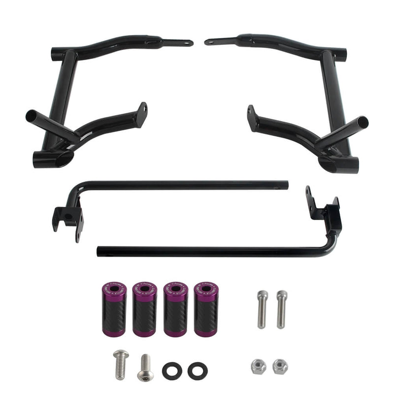 Rear Performance Crash Bar Saddlebags Guards For '14-'25 Harley Touring Street Glide Road Glide Road King Electra Ultra FLHT FLHX - pazoma