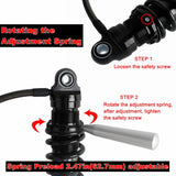 Remote Reservoir Rear Suspension Adjustable Shocks for Harley Davidson Touring Road King Electra Street Road Glide 2014-2025 - pazoma