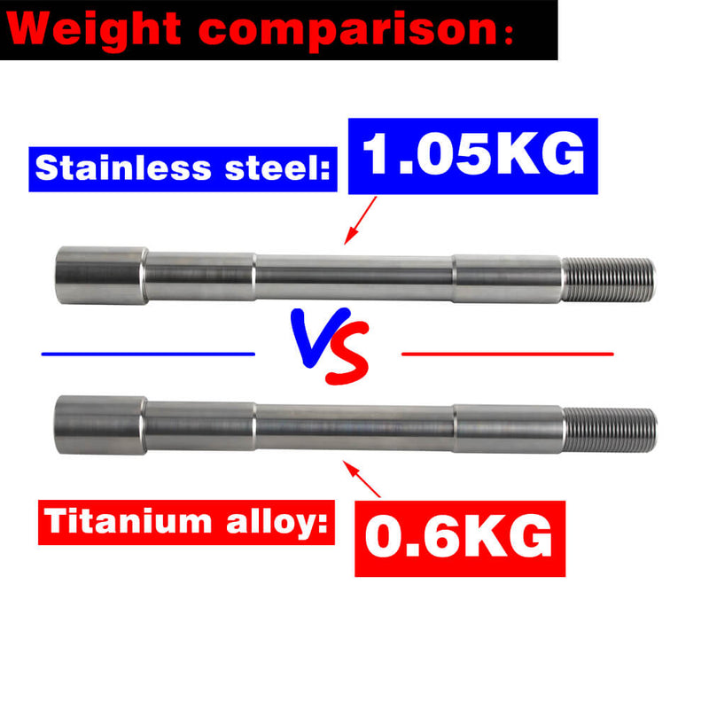 Replacement Front Axle Kit for Harley Touring Screamin’ Eagle X Öhlins Inverted Fork Legs PN 45400392 and 45400393 - pazoma
