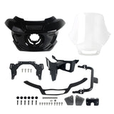 ST Style Front Headlight Fairing W/Windshield & Bracket Set For Harley M8 Softail Low Rider S 117 FXLRS 2022-2025 - pazoma