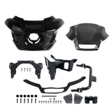 ST Style Front Headlight Fairing W/Windshield & Bracket Set For Harley M8 Softail Low Rider S 117 FXLRS 2022-2025 - pazoma