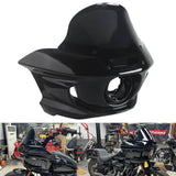 ST Style Front Headlight Fairing W/Windshield & Bracket Set For Harley M8 Softail Low Rider S 117 FXLRS 2022-2025 - pazoma