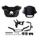 ST Style Front Headlight Fairing W/Windshield & Bracket Set For Harley M8 Softail Street Bob Standard Low Rider S FXLR FXBB FXST 2018- - pazoma