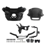 ST Style Front Headlight Fairing W/Windshield & Bracket Set For Harley M8 Softail Street Bob Standard Low Rider S FXLR FXBB FXST 2018- - pazoma