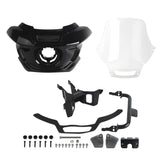 ST Style Front Headlight Fairing W/Windshield & Bracket Set For Harley M8 Softail Street Bob Standard Low Rider S FXLR FXBB FXST 2018- - pazoma