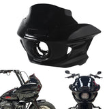 ST Style Front Headlight Fairing W/Windshield & Bracket Set For Harley M8 Softail Street Bob Standard Low Rider S FXLR FXBB FXST 2018- - pazoma
