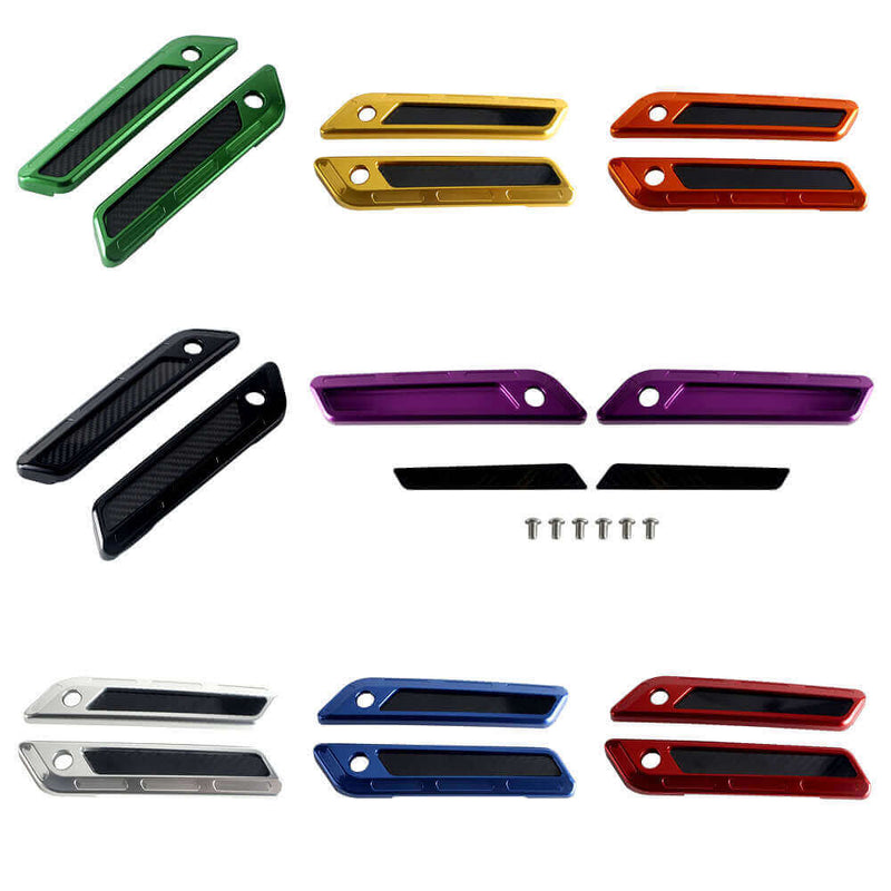 CNC Saddlebag Hinge Latch Covers Kit For Harley Touring Road Glide Street Electra Glide Road King FLHX FLHR 2014-2023 - pazoma