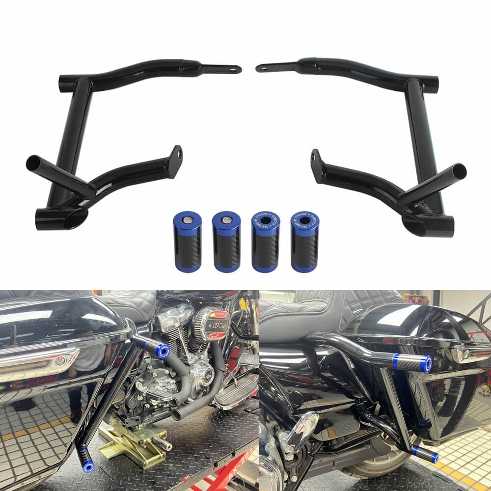 Saddlebag Tip-Over Bar Set Saddle Bag Guards Crash Bars For