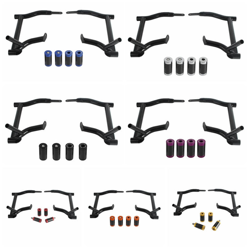 2014-25 Harley Street Glide Road Glide Road King FLHR FLTR FLHX FLHTKSE Performance High 2 Step Crash Bar Engine Guard Saddlebag Tip-Over Bar - pazoma