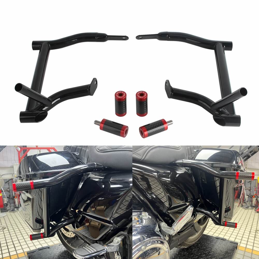 Saddlebag Tip-Over Bar Set Saddle Bag Guards Crash Bars For