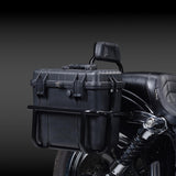 Harley M8 Softail Dyna Low Rider S Street Bob Standard FXLRS Saddle Bag Case Box W/ Mounting Brackets Guard Mini Bullet 3 in 1 LED Turn Signals Taillight - pazoma