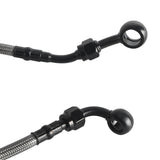 Extended Length Upper Stainless Braided Brake Line For Harley Road Glide Special Ultra Limited CVO ST FLTRXS 15-23 - pazoma