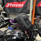 Extended Length Upper Stainless Braided Brake Line For Harley Road Glide Special Ultra Limited CVO ST FLTRXS 15-23 - pazoma