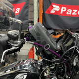 Extended Length Upper Stainless Braided Brake Line For Harley Road Glide Special Ultra Limited CVO ST FLTRXS 15-23 - pazoma